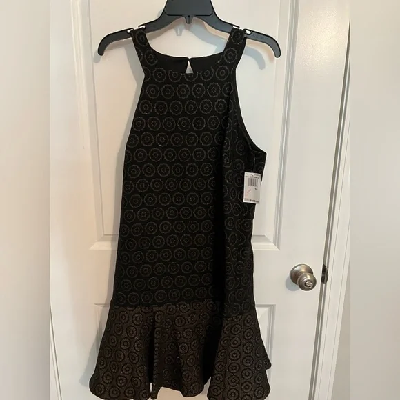 Black and Gold Trina Turk Dress Size: 14